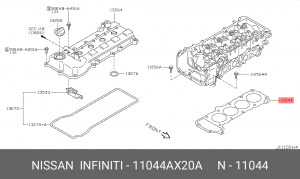 Прокладка головки блока цилиндров 11044-AX20A NISSAN