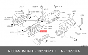 Прокладка клапанной крышки 13270-8P311 NISSAN