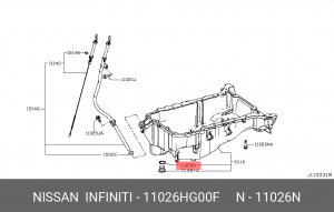 Шайба сливной пробки 11026-HG00F NISSAN