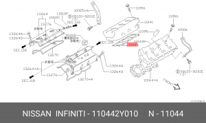 Прокладка ГБЦ 11044-2Y010 NISSAN