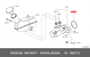 46096JD00A NISSAN Сальник 46096-JD00A NISSAN