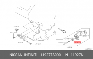 Направляющий ролик / приводной ремень 11927-7S000 NISSAN