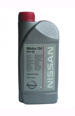Масло моторное синтетическое Motor Oil 5W-40, 1л KE90090032 NISSAN