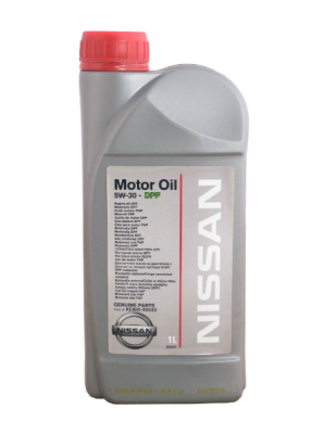 Масло моторное синтетическое Motor Oil DPF 5W-30, 1л KE900-90033-R NISSAN