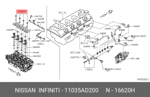 Болт 11035-AD200 NISSAN